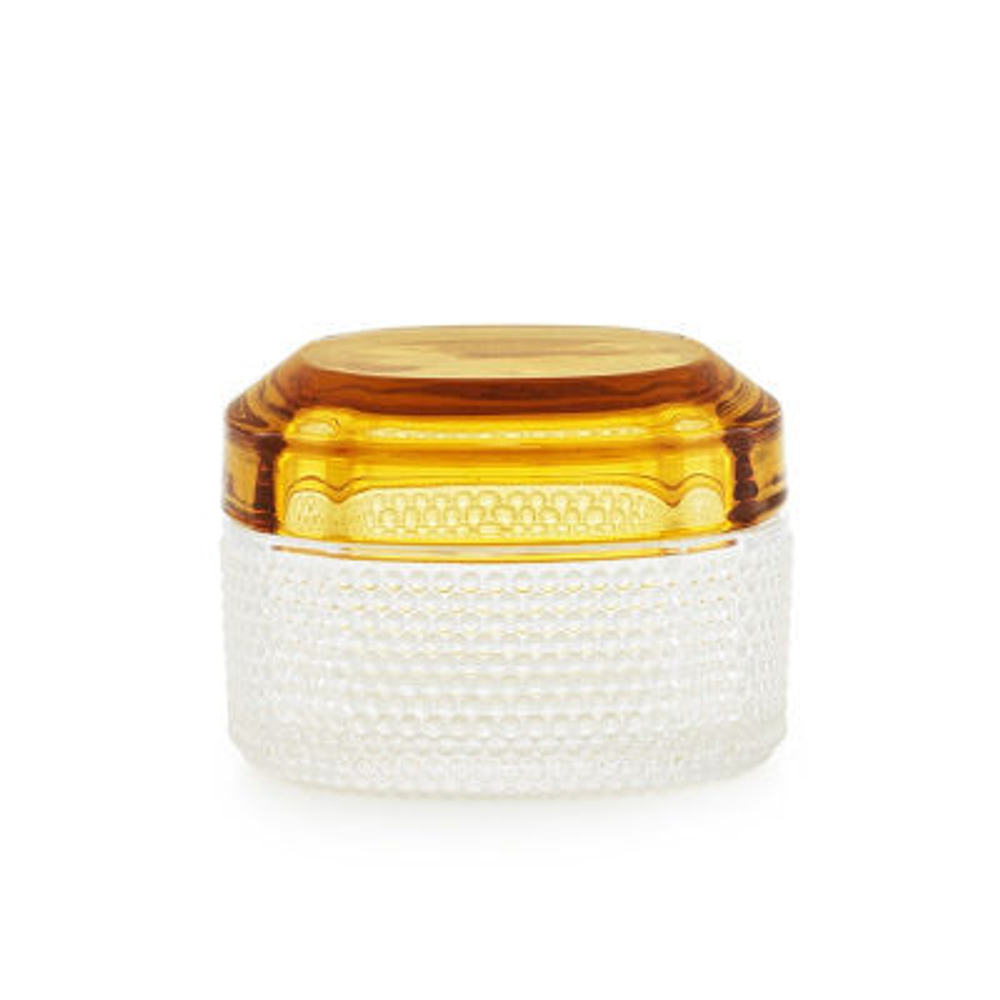 Шкатулка Cloyd CHASSE Box / шир. 9 см - желт. стекло (арт.50014)