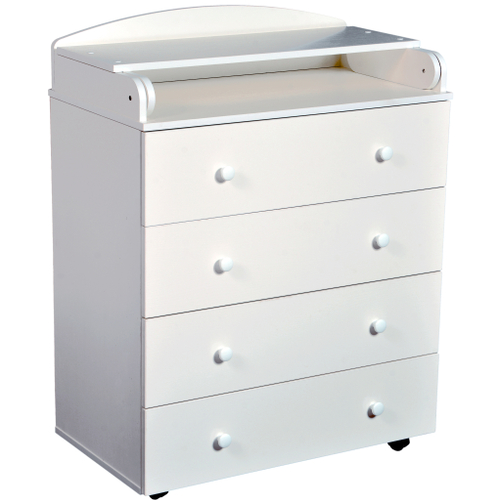 Комод ULYANA 2 - 804 ЛДСП (4 ящика, 80см/белый)