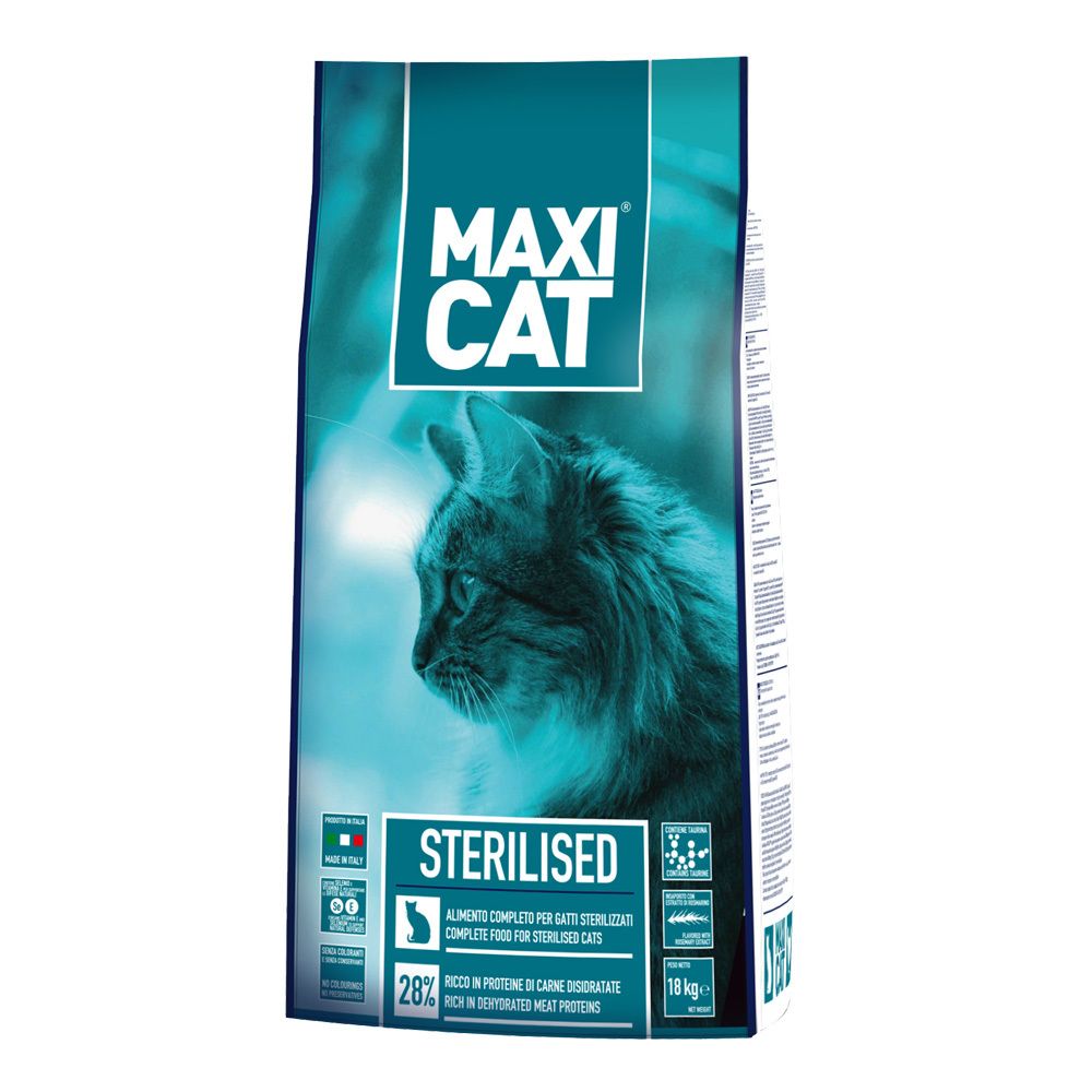 Сухой корм Maxi Cat Sterilised  для взрослых стерилизованных кошек 18 кг