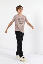 Фуфайка (футболка) для мальчика Кэш-2 Виотекс БЕЖЕВЫЙ