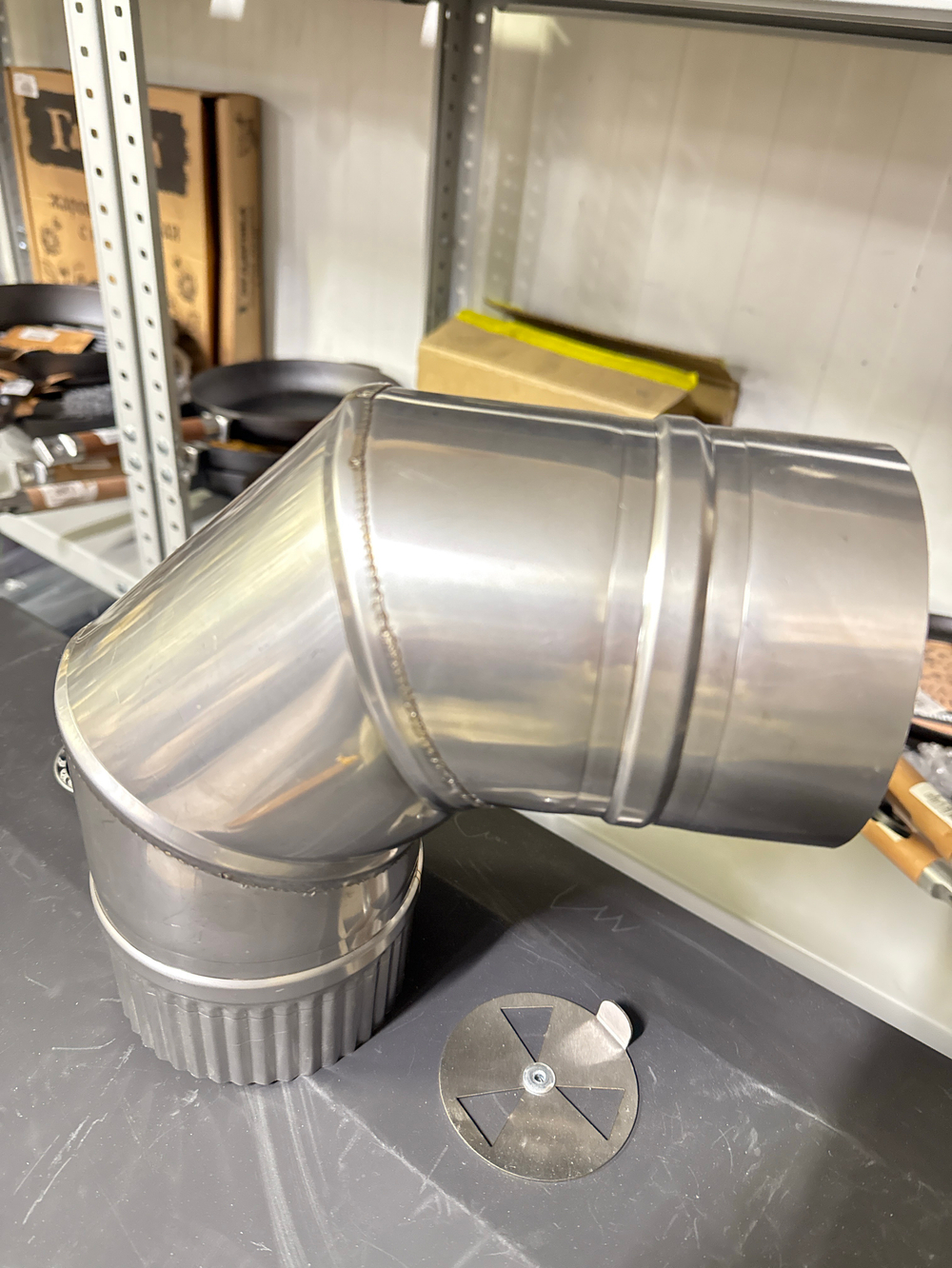 Колено ф110 90гр. AISI304 0.6mm