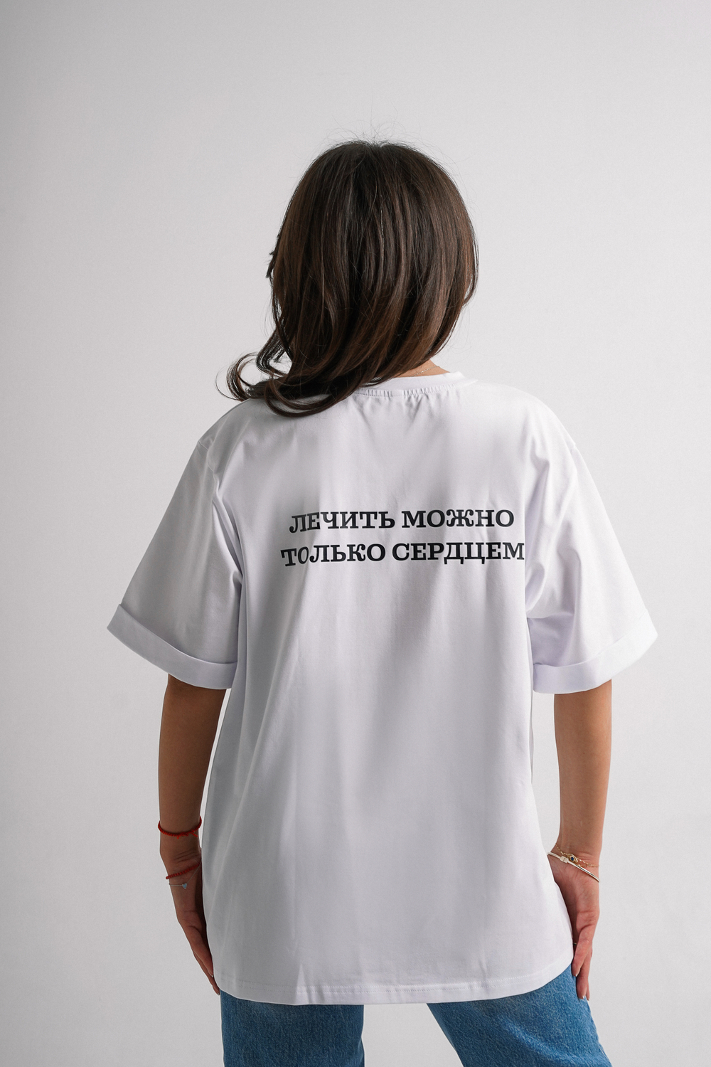 Футболка сердце без цветов