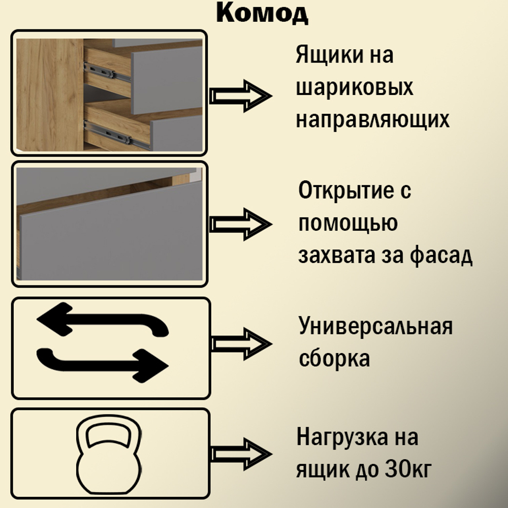 Комод Бостон