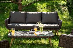 "Прованс" лаунж-зона плетеная из искусственного ротанга, цвет коричневый