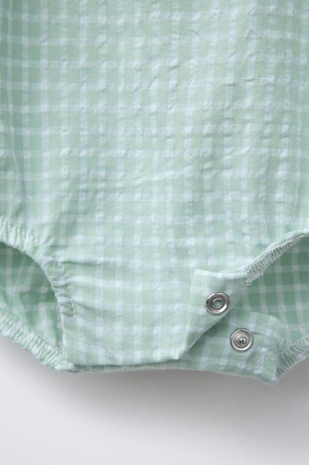 ZARA КОМБИНЕЗОН В КЛЕТКУ ВИШИ, ЦВЕТ МОРСКОЙ ВОЛНЫ