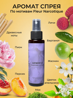 Спрей Armoule Fleur Narcotique для волос и тела 20 в 1