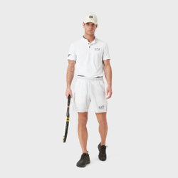 Мужское теннисное поло EA7 T-Shirt Men - White