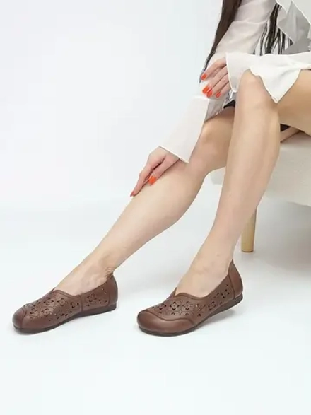 Туфли женские летние натуральная кожа