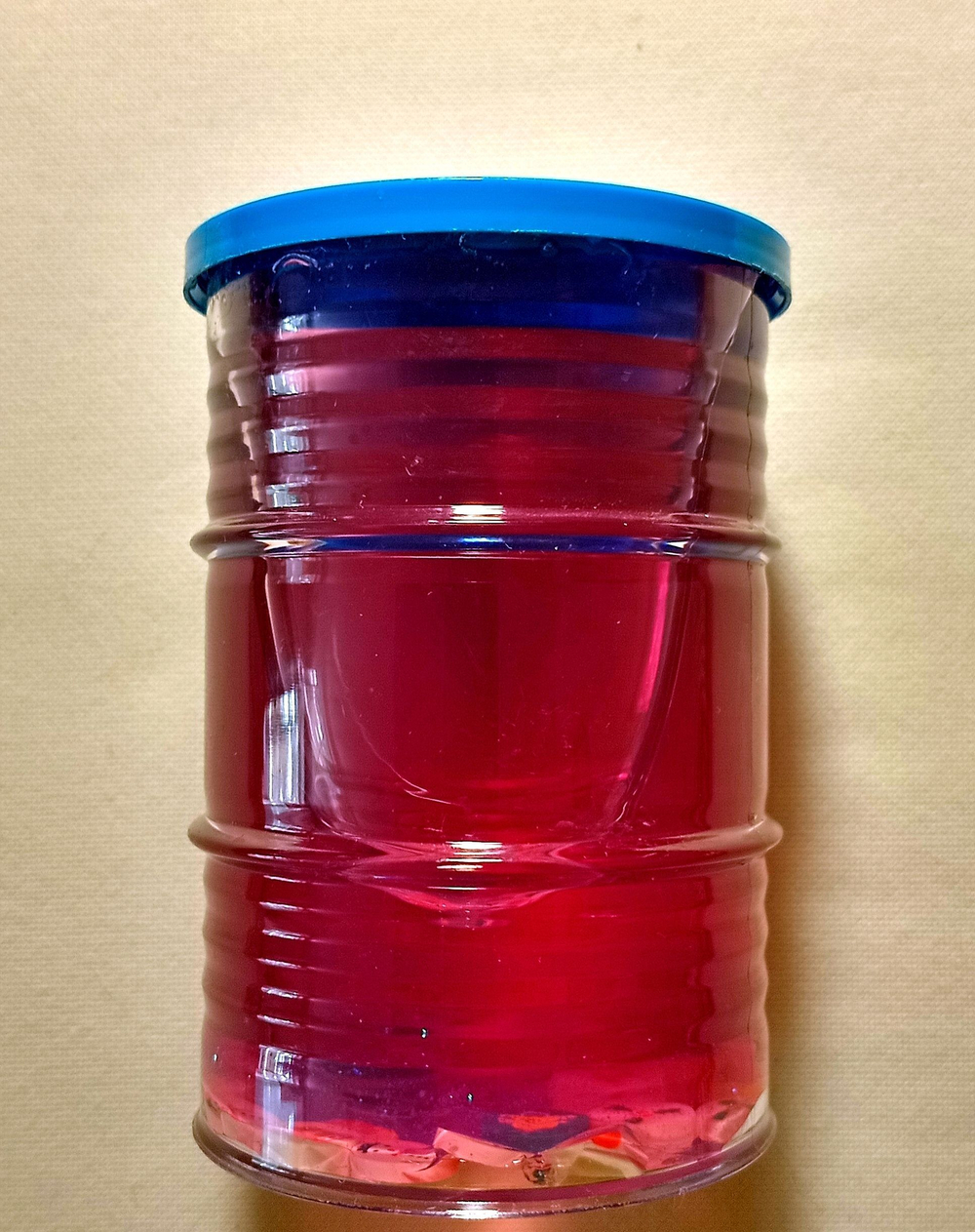 "Бочка Слайма" детская игрушка с 3-х лет, 240 мл, цвет малиновый, сине-бордовая крышка