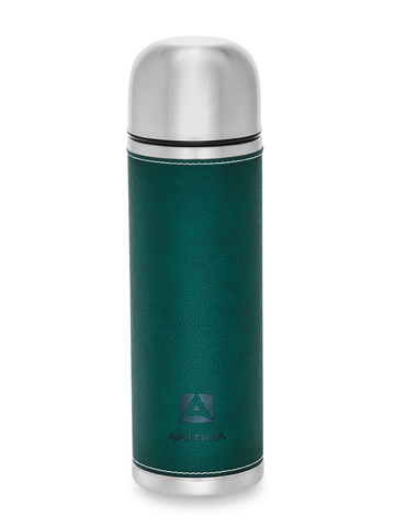 108 Термос с оплёткой из экокожи