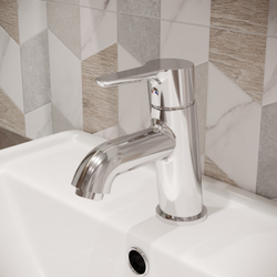 Смеситель для раковины STWORKI Хальмстад S15010CR хром