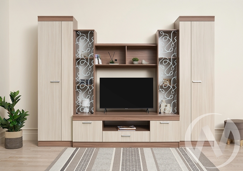 Гостиная Атлантида 4 (ясень шимо темный/ясень шимо светлый)