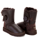 Угги Kids Bailey Button Metallic Chocolate