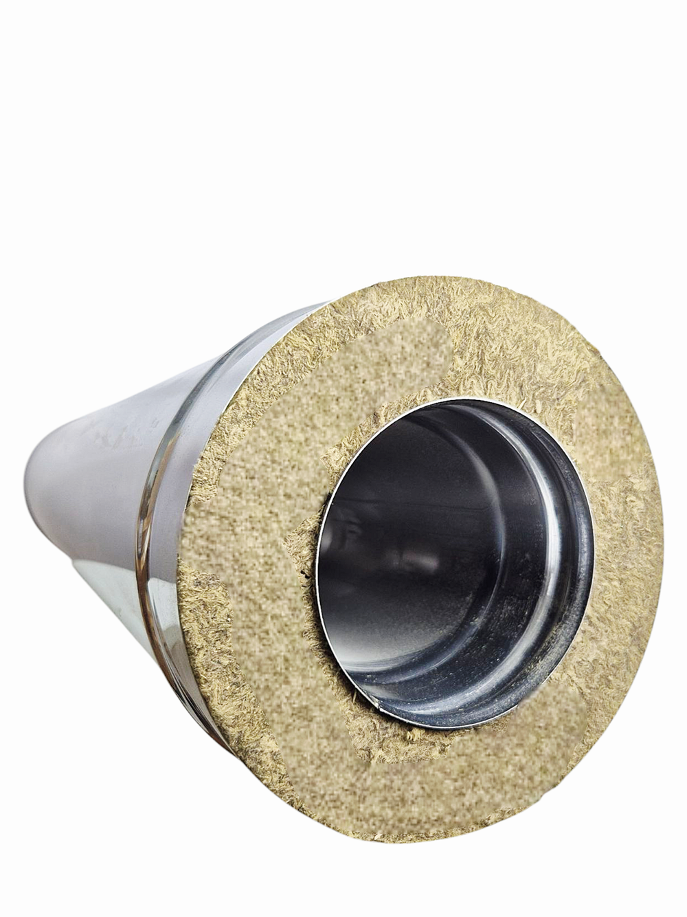 Дымоход сэндвич Ф110(430/0,5)х200(430/0,5) Д=1000мм (Коракс)