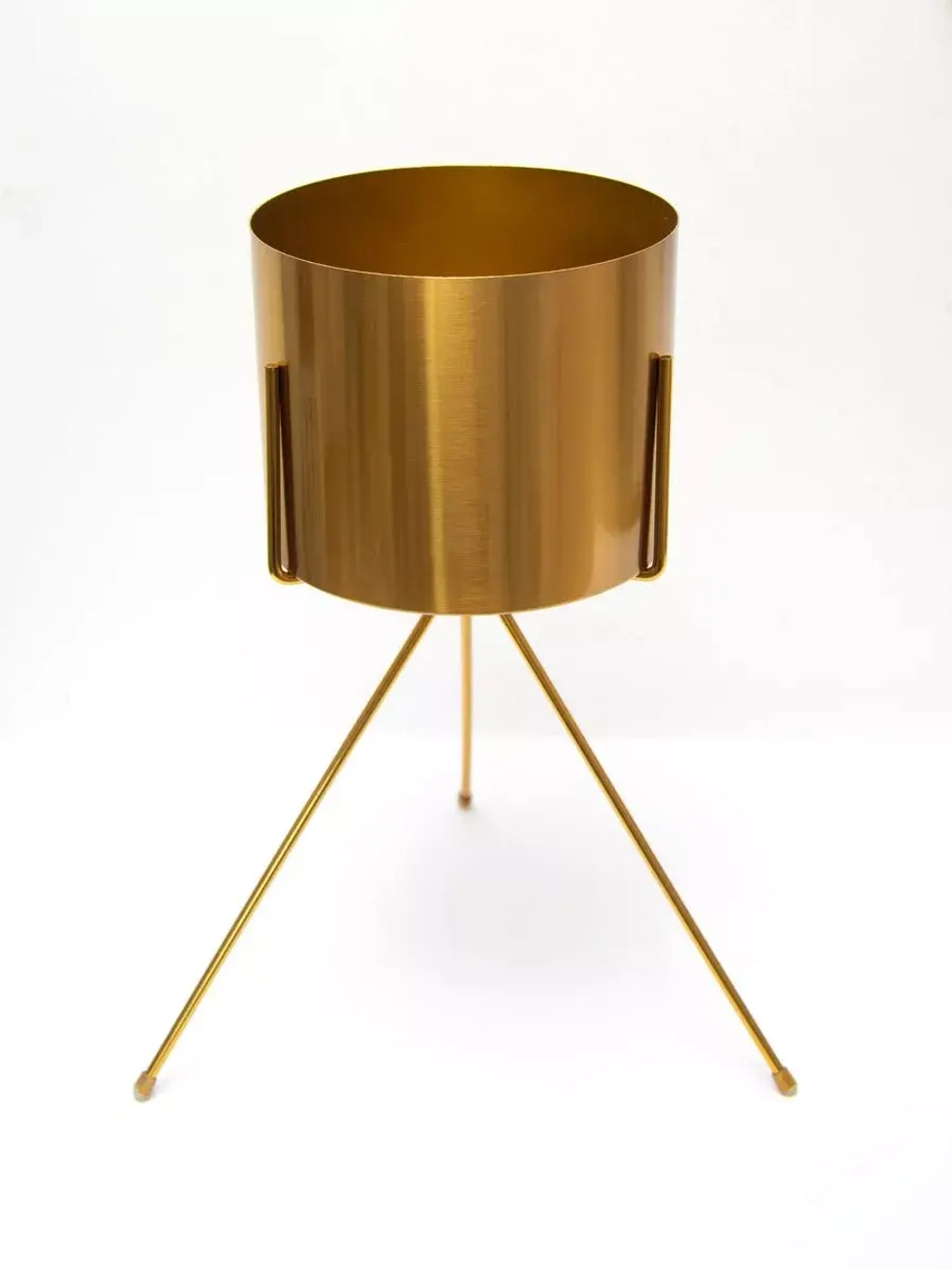 Кашпо металлическое на ножках 33 см