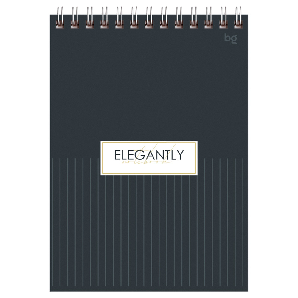 Блокнот  BG "Minimal" на спирали, А5, 60 листов в клетку