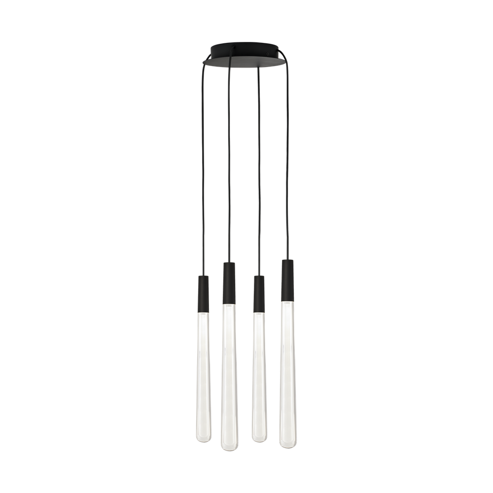 Люстра Visual Comfort Pylon Crystal 4 Light Chandelier