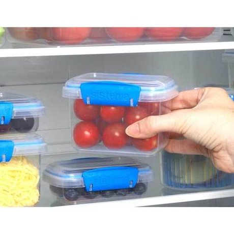 Набор контейнеров 3шт 400мл Sistema Fresh синий