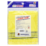 Goldsangsa, отшелушивающая мочалка, желтая, 4 шт.