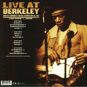 The Jimi Hendrix Experience / Live At Berkeley (2LP)