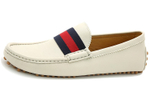 GUCCI Gommino Loafers Men"s White