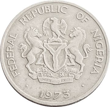 10 кобо 1973 Нигерия