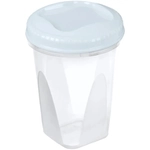 Банка с завинчивающейся крышкой «Тондо» 0,9л светло-голубая С286СГЛ