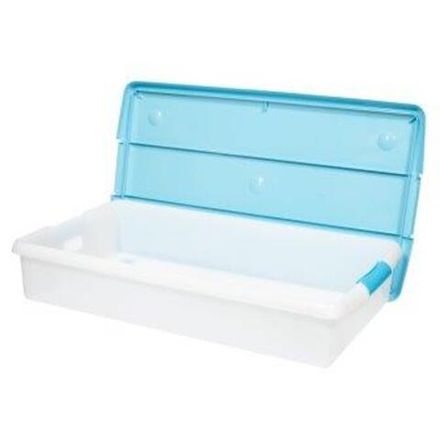 IRIS Короб для хранения THIN BOX UG-850 белый/голубой  /6