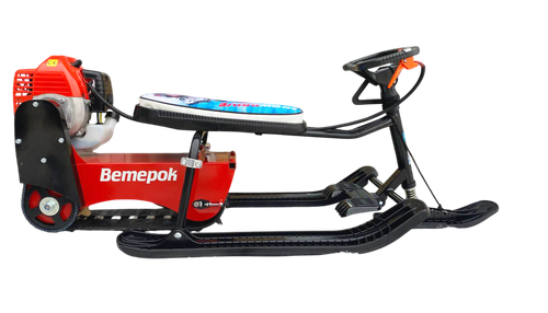 Снегокат с гусеничным модулем