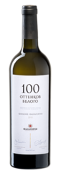 Вино Фанагория "100 Оттенков Белого" Шардоне, выдержанное в дубе 0,75л