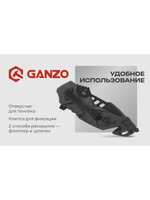 Нож складной Ganzo G629-RD черный/красный