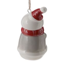 GAEM Фигурка декоративная подвесная "Снеговик", L4 W4 H7 см, 2в.