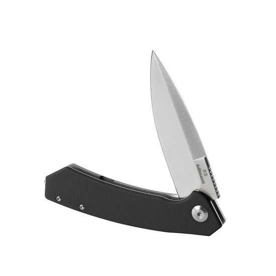 Складной нож Adimanti by Ganzo (Skimen design) черный c клинком из стали D2, рукоять G10