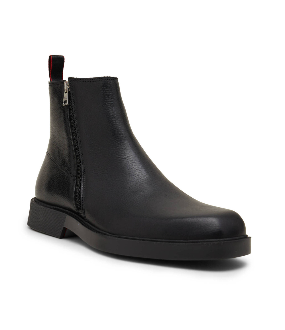 Кожаные челси iker HUGO - черный(50500455)