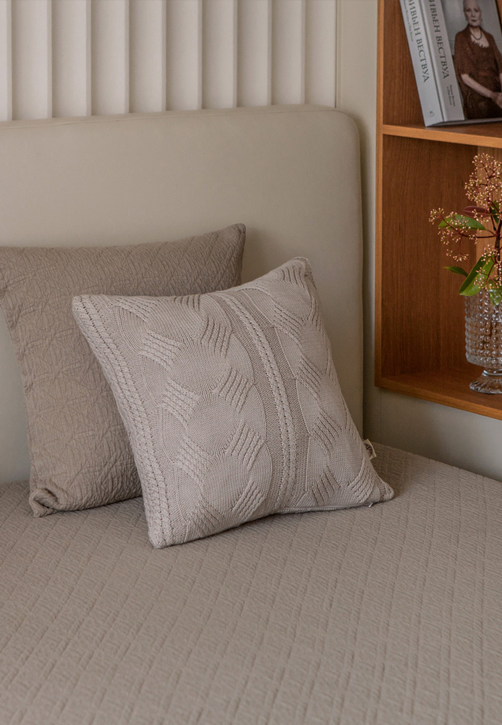 Наволочка декоративная 40x40 Luxberry Lux 64 пудровая