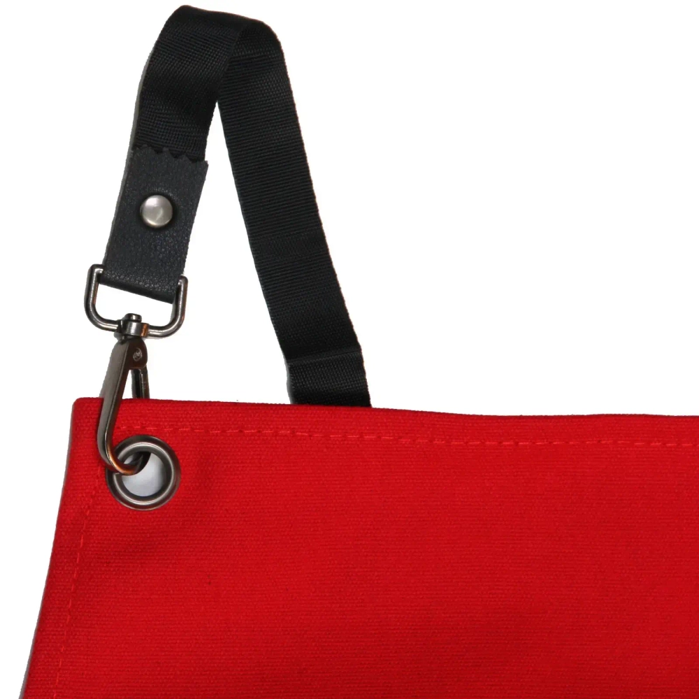 Фартук универсальный рабочий «PATRON», четыре кармана, цвет бордовый, 81*68см