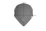 WS350LS CNC RACING SPORT WINDSCREEN SMOKE (MTS)