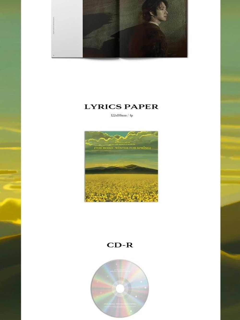 Альбом SUPER JUNIOR - The Road : Winter for Spring Special Single Album C Version