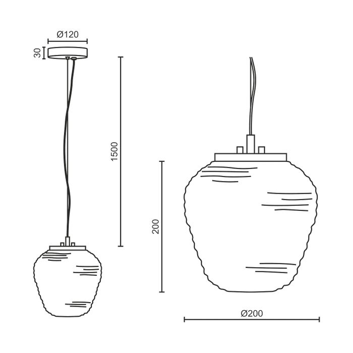 Подвесной светодиодный светильник Ledron 9073/B-WHITE