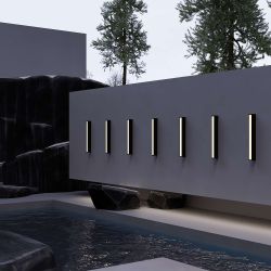 Уличный настенный светодиодный светильник Maytoni   O571WL-L20B3K