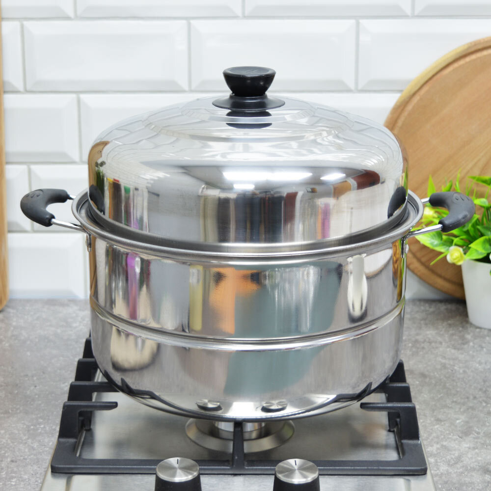 Мантоварка 4-х ярусная 30см нерж