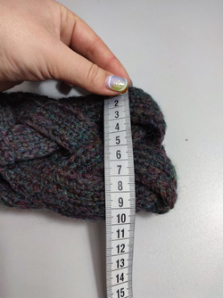 Повязка на голову шерстяная