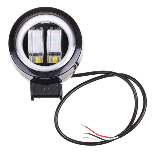 Фара дневного света 12/24 В 20 Вт 2 LED 6000К круглая 75х75х55мм Skyway