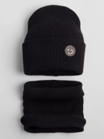 Шапка и снуд для мальчика на осень