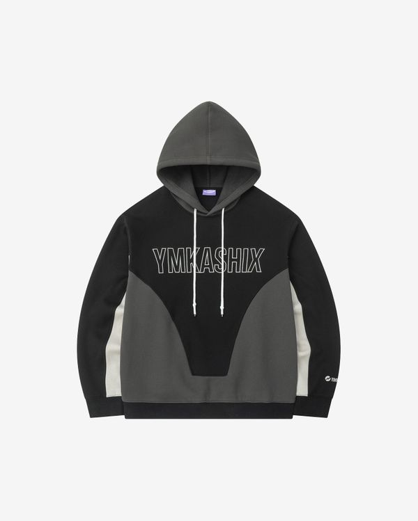 Худи HTF Three Color Block черный / серый - фото 1