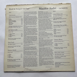 Винтажная виниловая пластинка LP Maurice Andre Musik Fur Trompete Und Orgel (ГДР 1977)