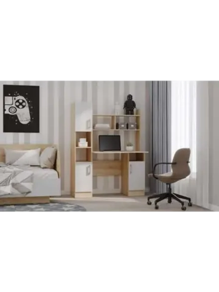 Стол компьютерный Дуб Сонома 123х57х160 см