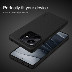 Тонкий жесткий чехол от Nillkin для Xiaomi Redmi Note 14 5G (версия Глобал), серия Super Frosted Shield
