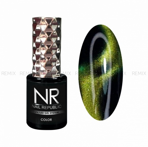 NR Гель-лак CAT-27 3D, Lemon-gold (10 мл)