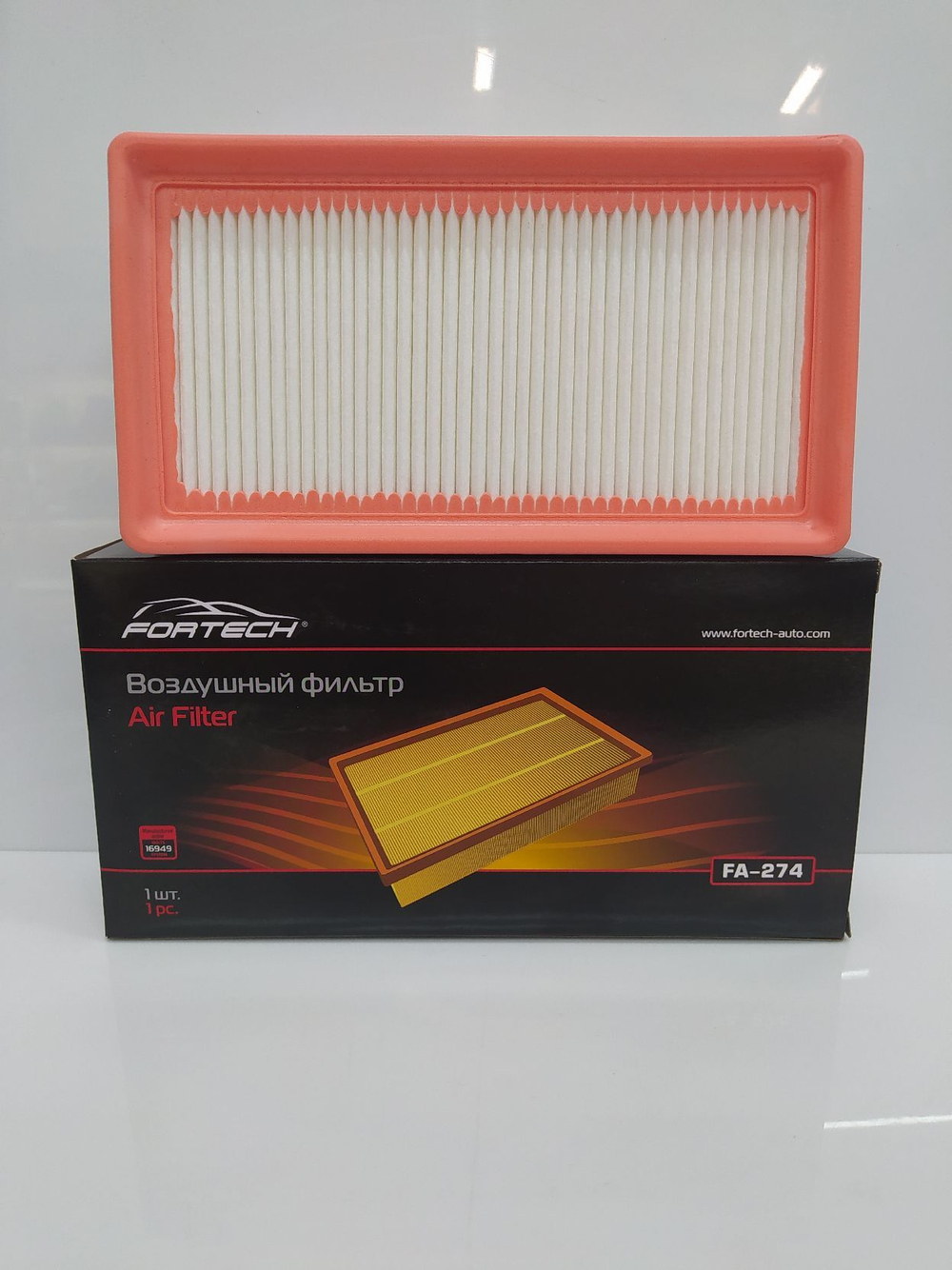 Фильтр воздушный FORTECH FA274, RENAULT Arkana, Duster, Kaptur 165466859R